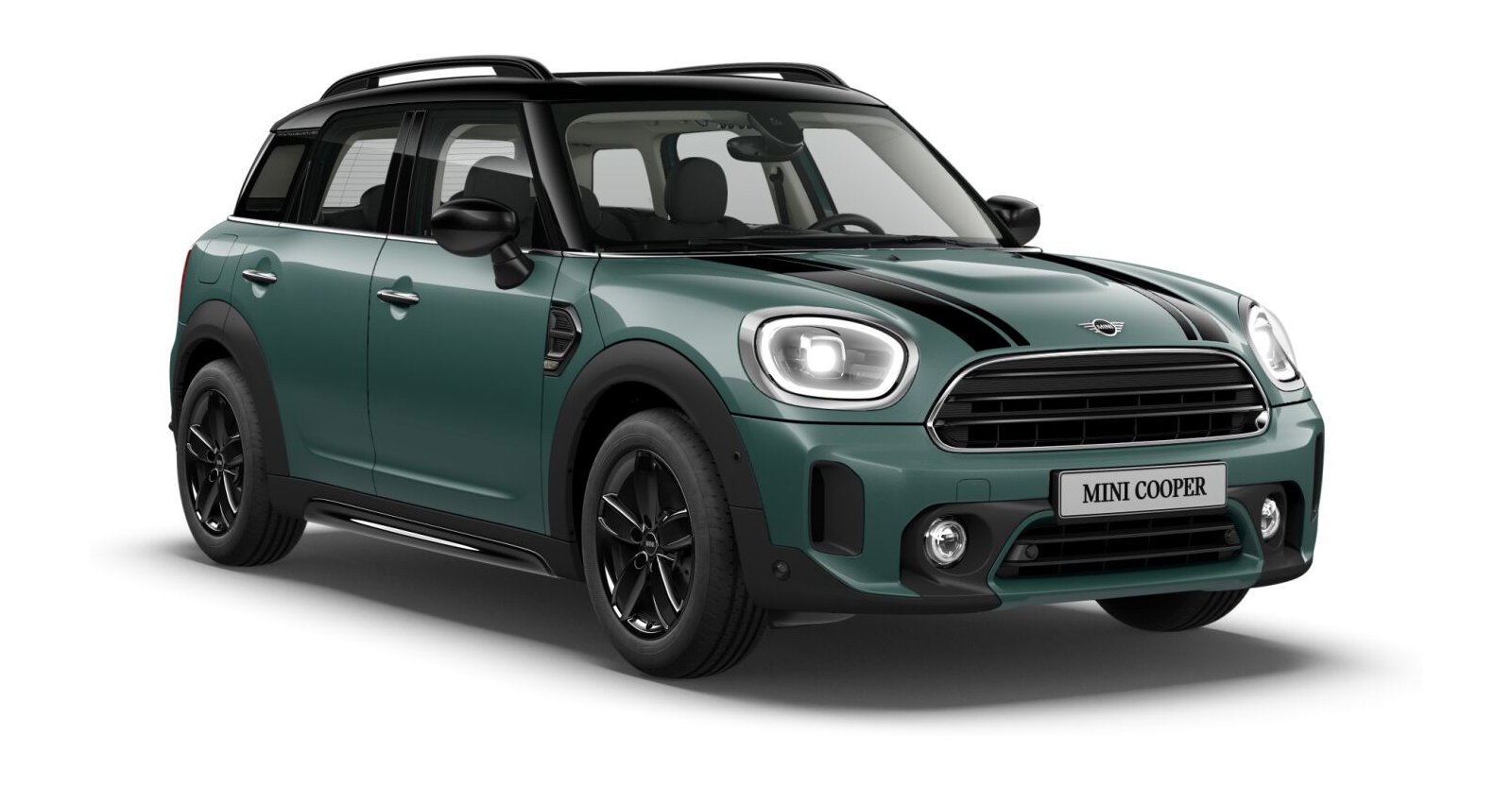 MINI MINI Countryman in Grün von vorne MINI MINI Countryman in Grün von vorne