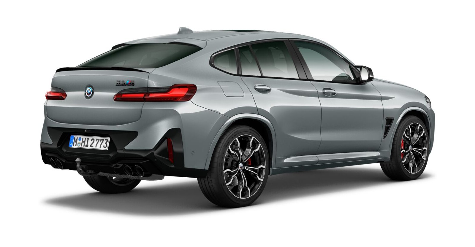 BMW BMW M in Grau von hinten BMW BMW M in Grau von hinten