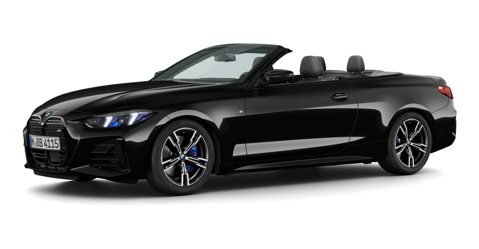 BMW BMW 4er in Schwarz von vorne BMW BMW 4er in Schwarz von vorne