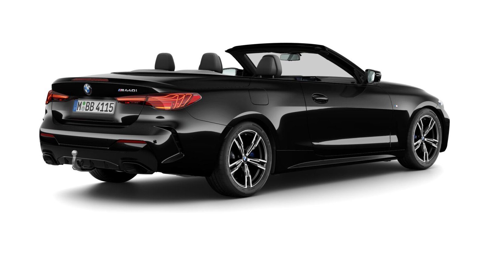 BMW BMW 4er in Schwarz von hinten BMW BMW 4er in Schwarz von hinten