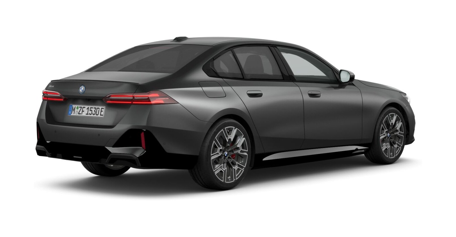 BMW BMW 5er in Grau von hinten BMW BMW 5er in Grau von hinten
