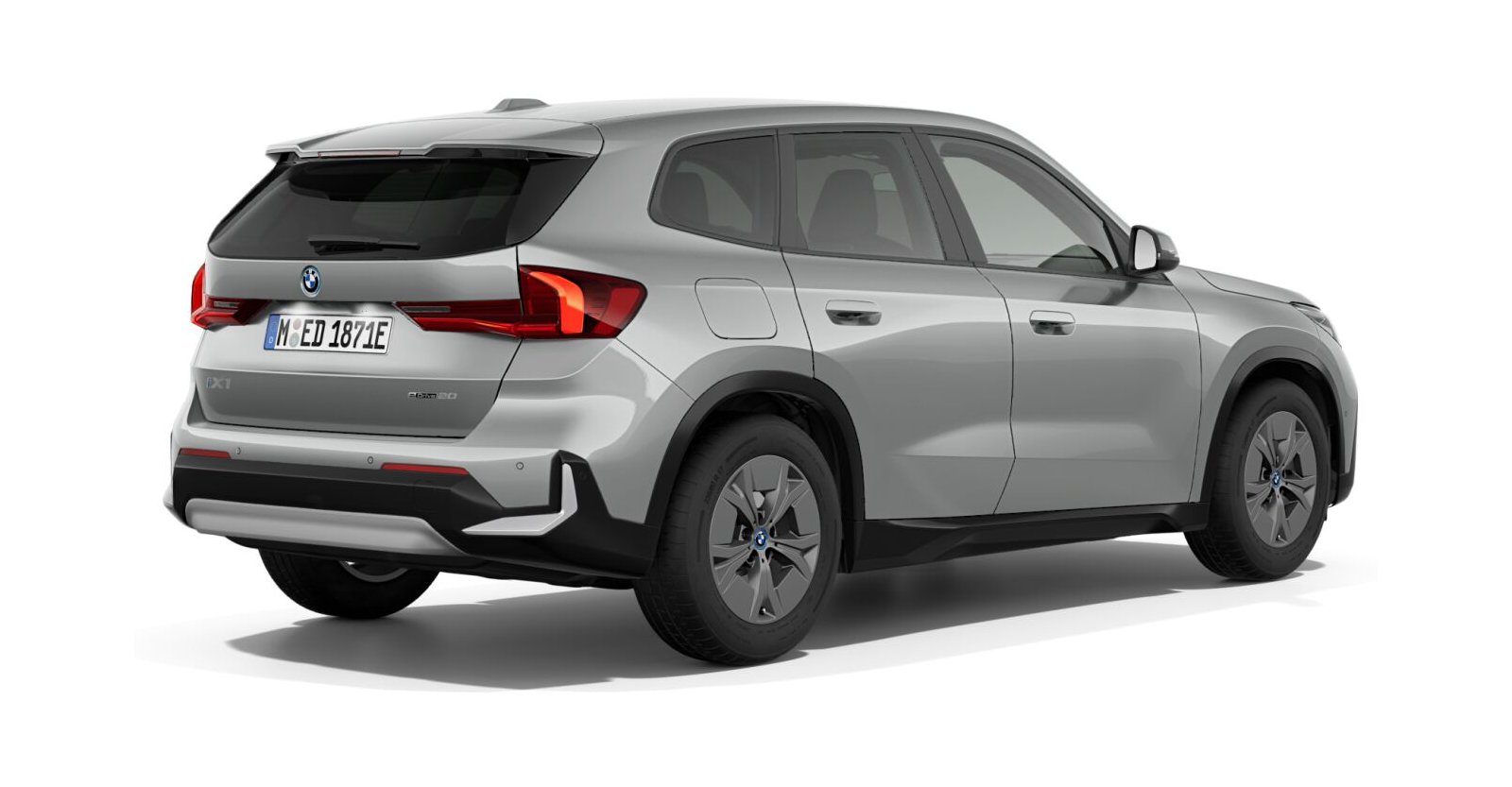 BMW BMW I in Grau von hinten BMW BMW I in Grau von hinten