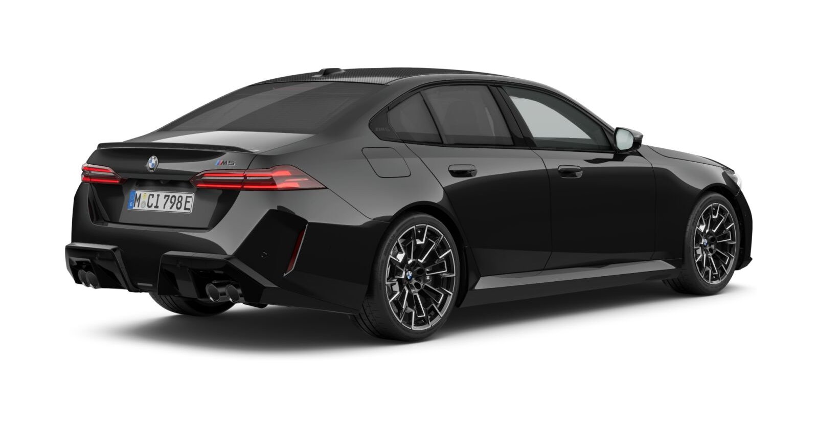 BMW BMW M in Schwarz von hinten BMW BMW M in Schwarz von hinten