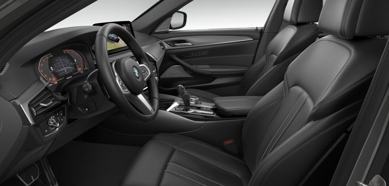 BMW BMW 5er im Innenraum seitlich BMW BMW 5er im Innenraum seitlich