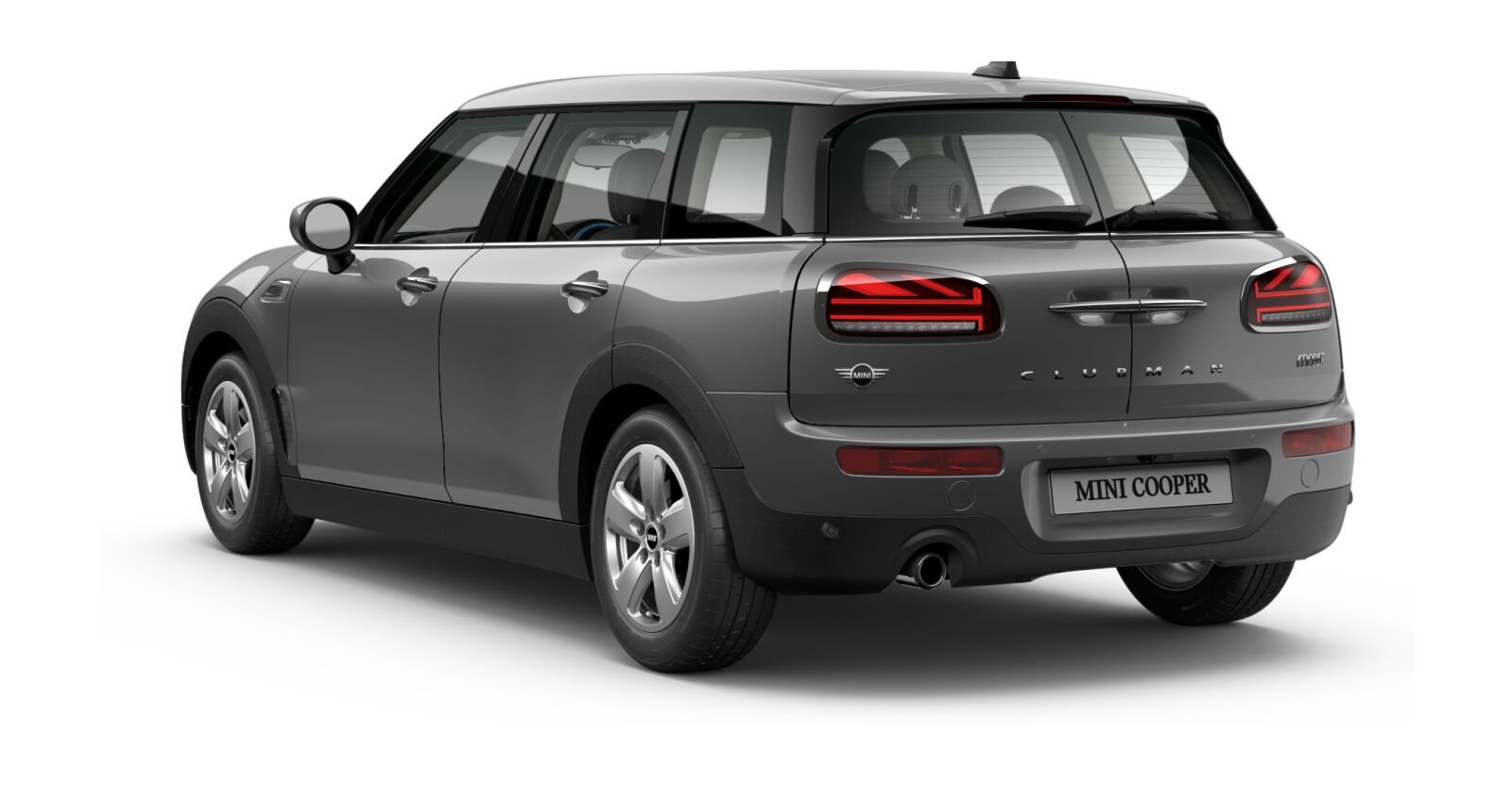 MINI MINI Clubman in Grau von hinten MINI MINI Clubman in Grau von hinten