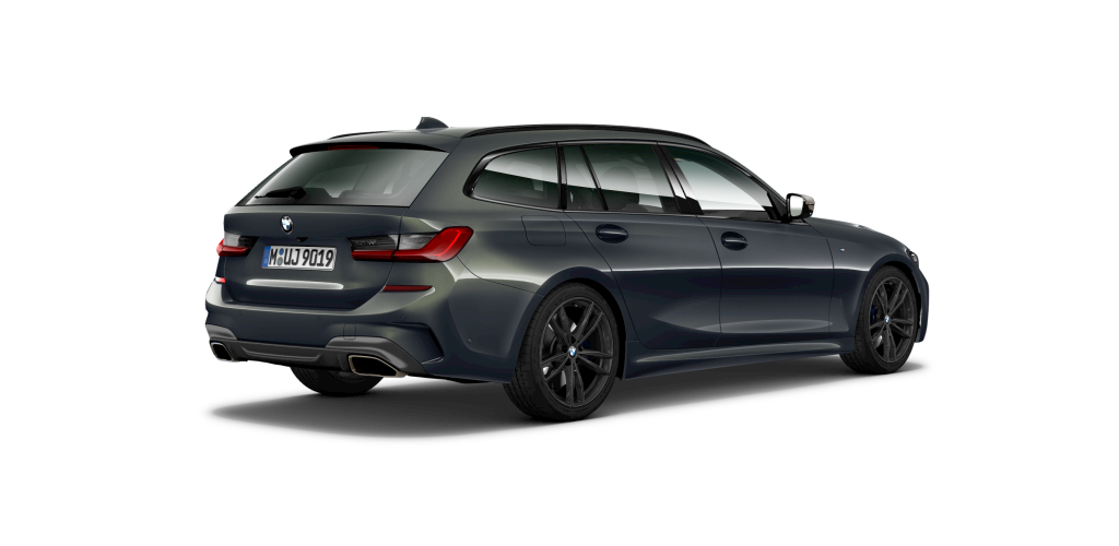 BMW BMW 3er in Grau von hinten BMW BMW 3er in Grau von hinten