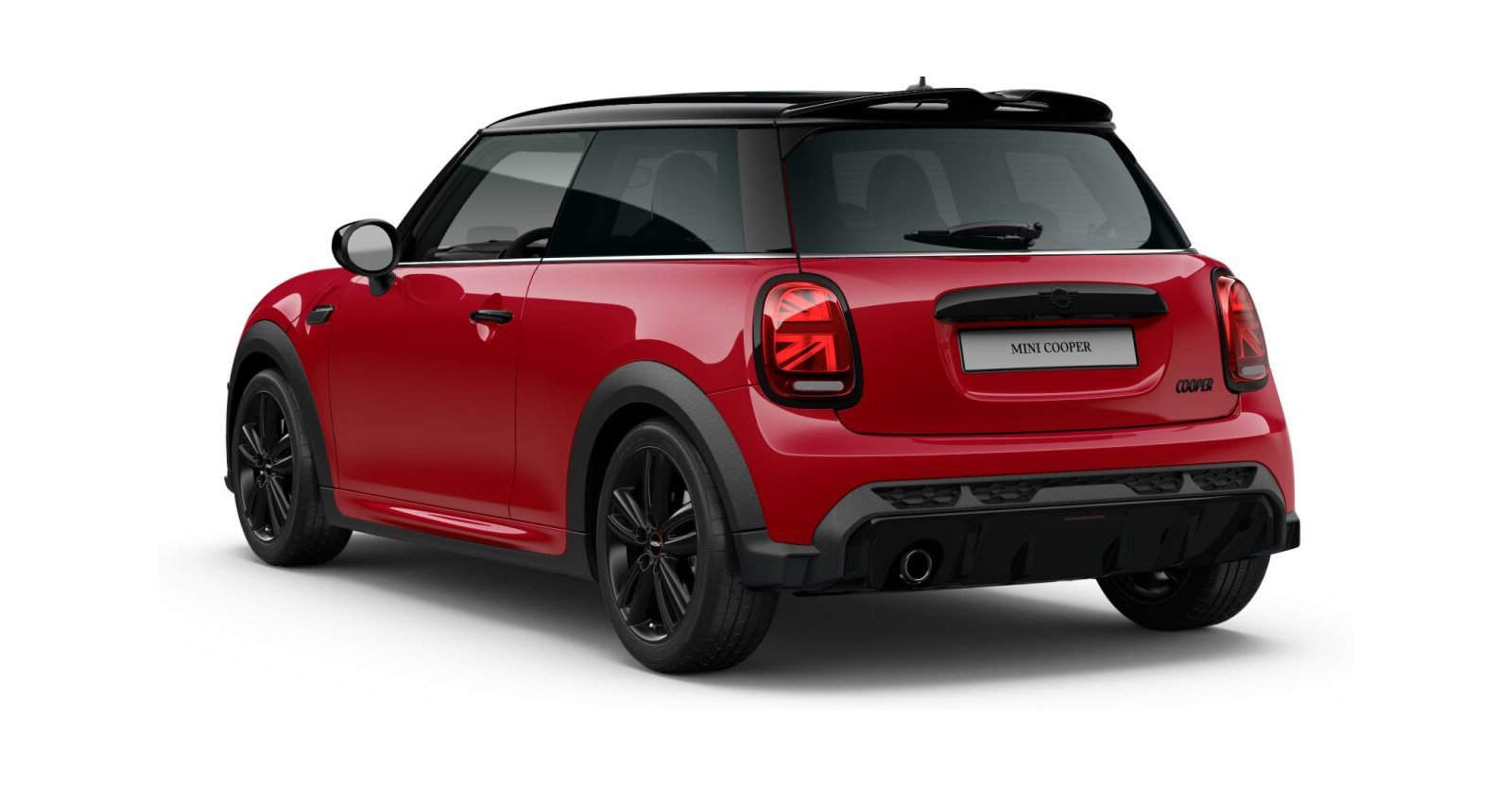 MINI MINI 3-Türer in Rot von hinten