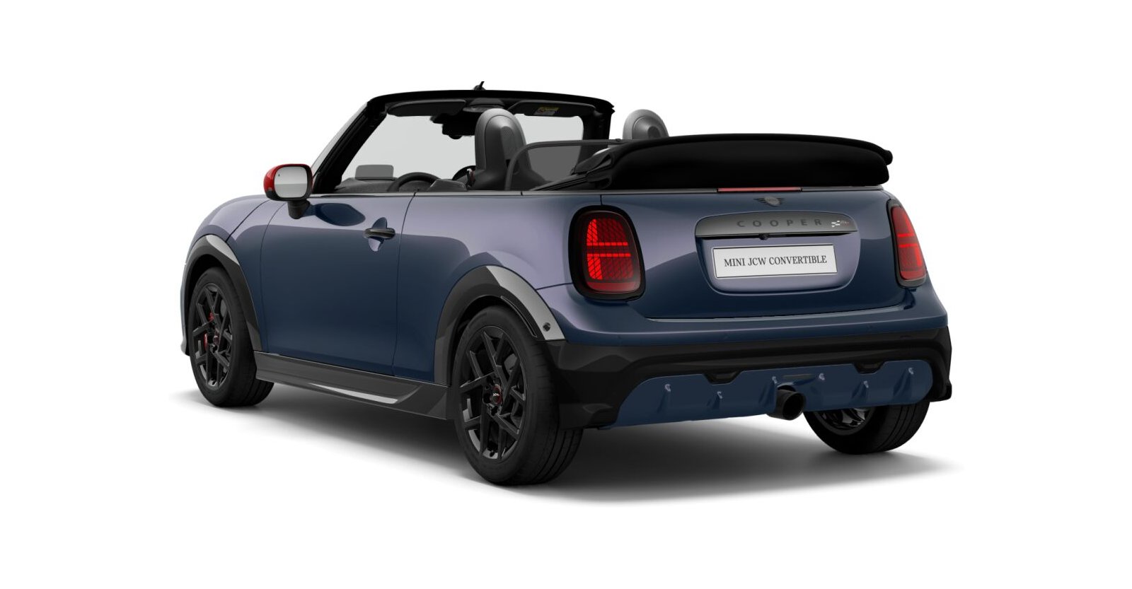 MINI MINI Cabrio in Blau von hinten MINI MINI Cabrio in Blau von hinten