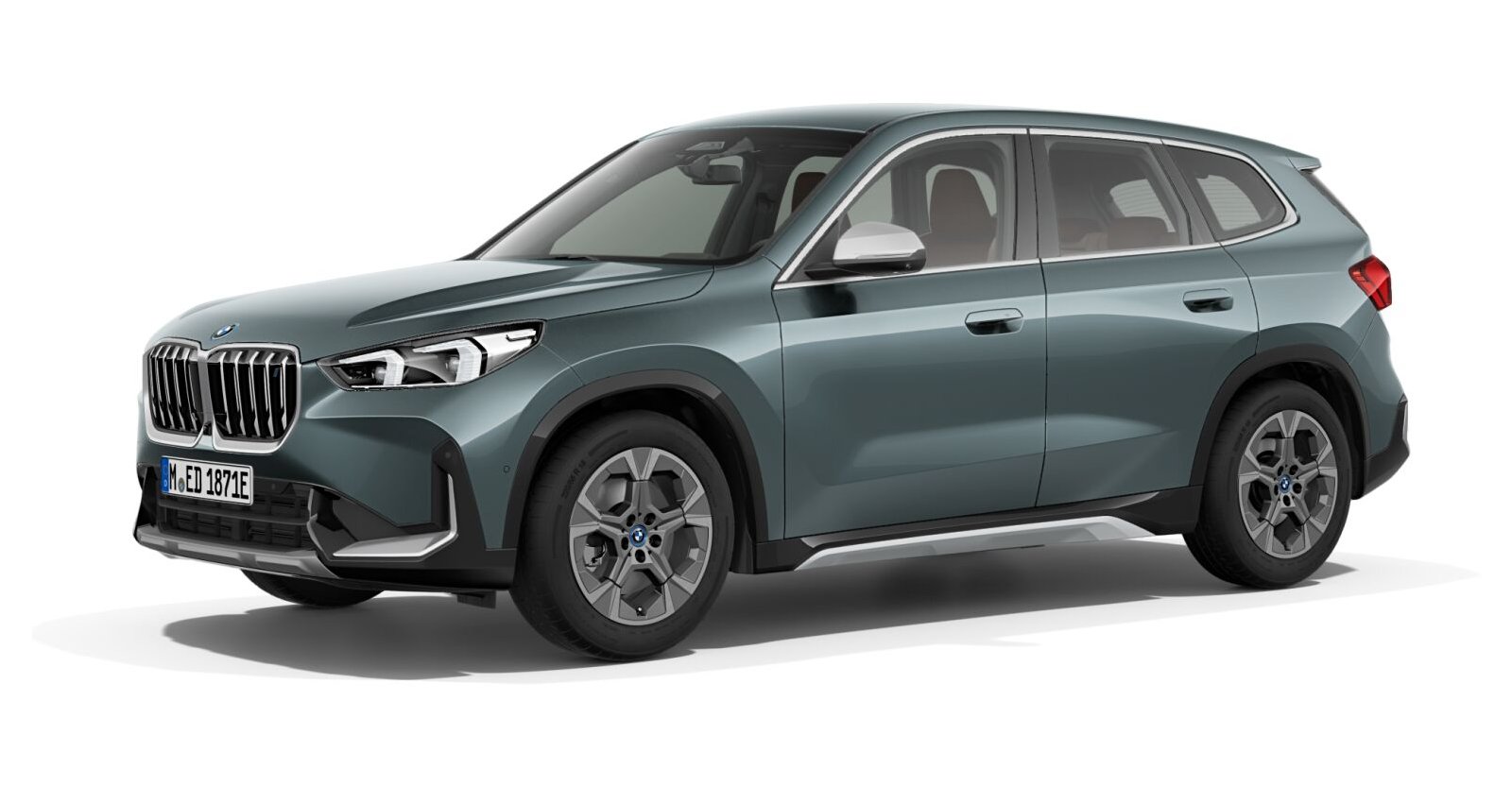 BMW BMW I in Grün von vorne