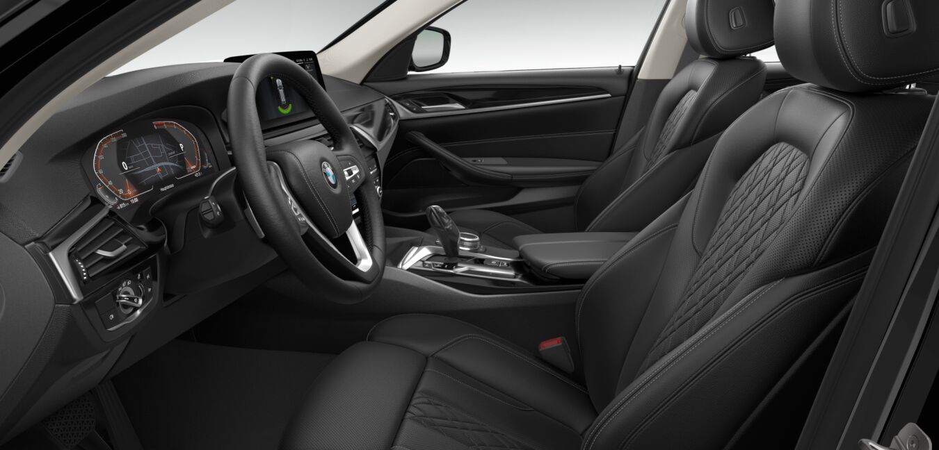 BMW BMW 5er im Innenraum seitlich