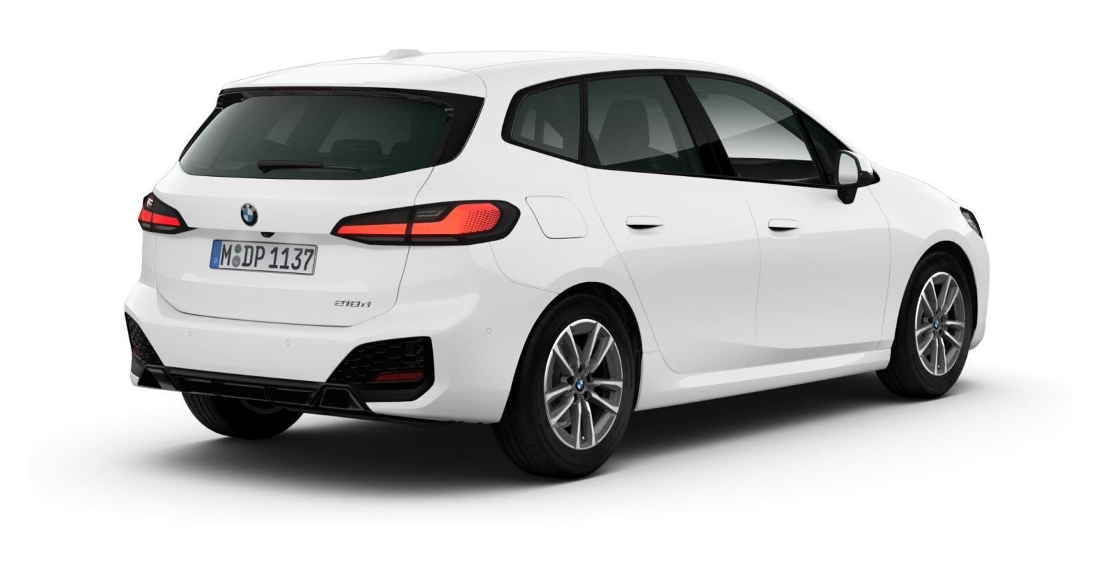 BMW BMW 2er in Weiß von hinten BMW BMW 2er in Weiß von hinten