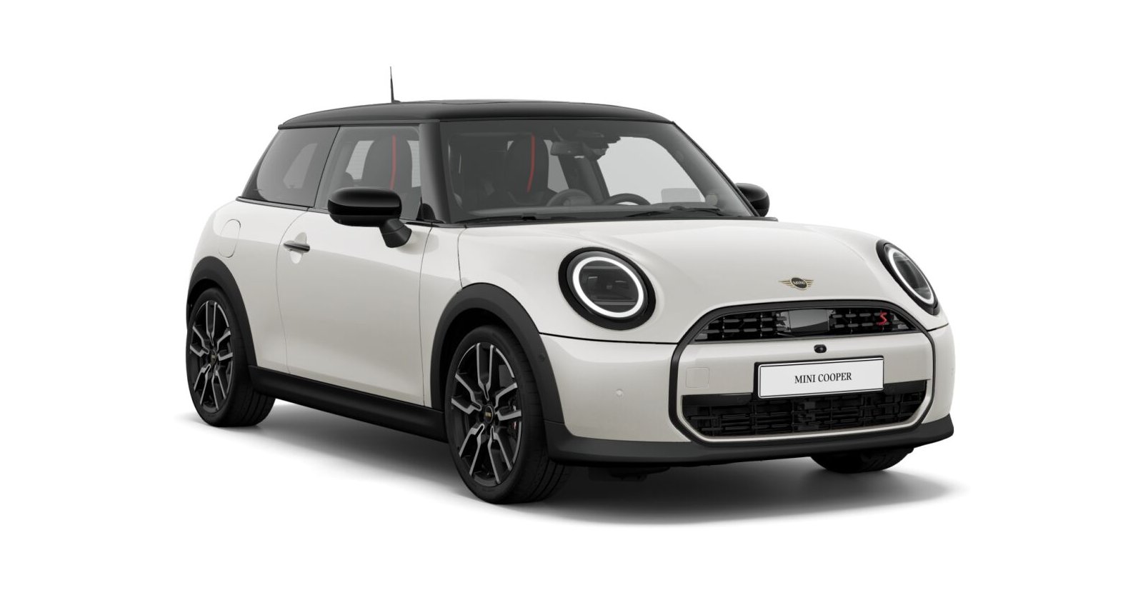 MINI Cooper S in Weiß von vorne MINI Cooper S in Weiß von vorne