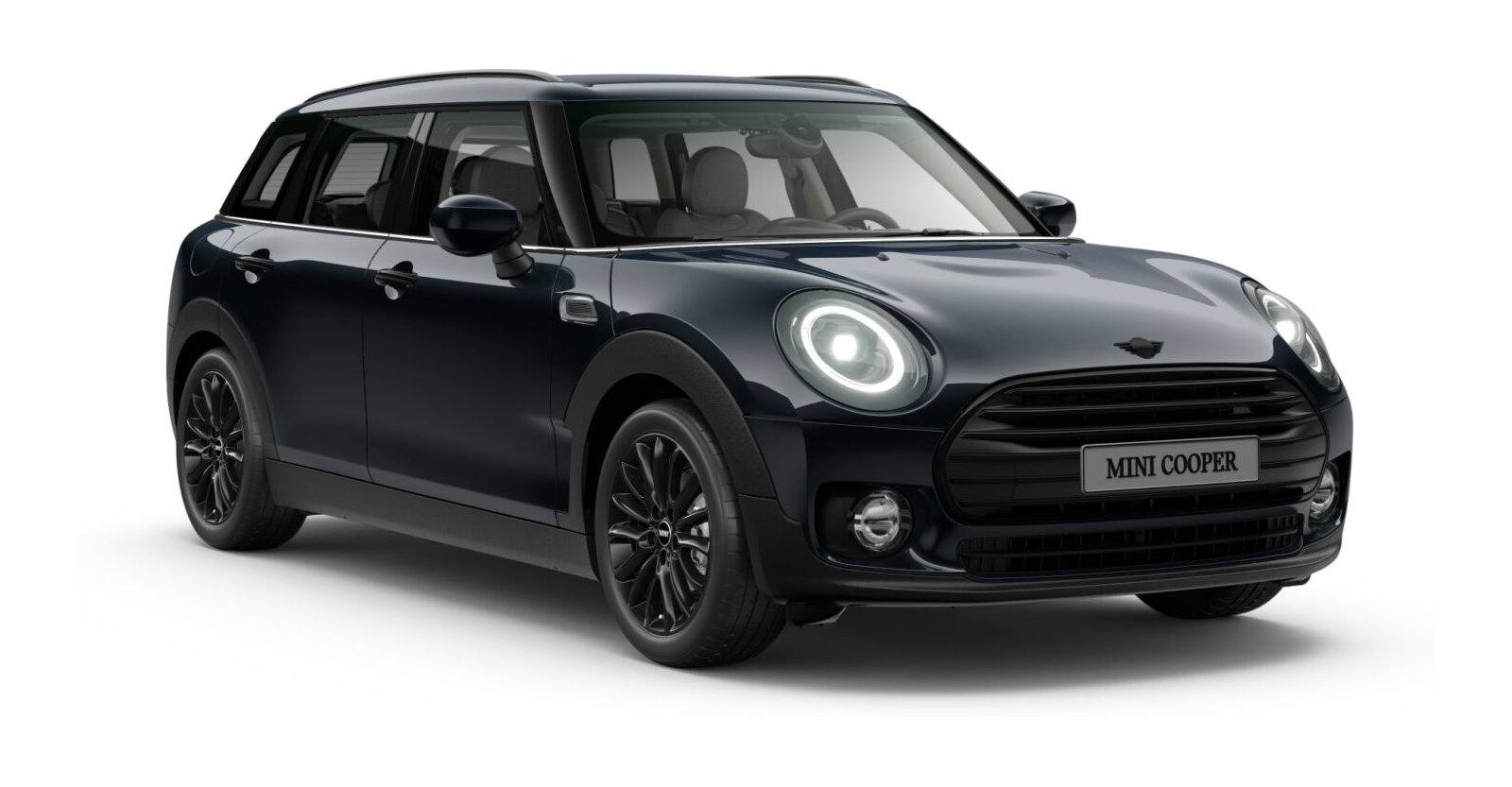 MINI MINI Clubman in Schwarz von vorne MINI MINI Clubman in Schwarz von vorne