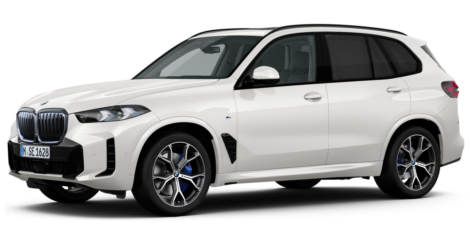 BMW X5 xDrive40d in Weiß von vorne BMW X5 xDrive40d in Weiß von vorne