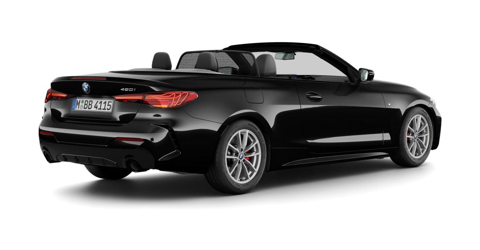 BMW BMW 4er in Schwarz von hinten BMW BMW 4er in Schwarz von hinten