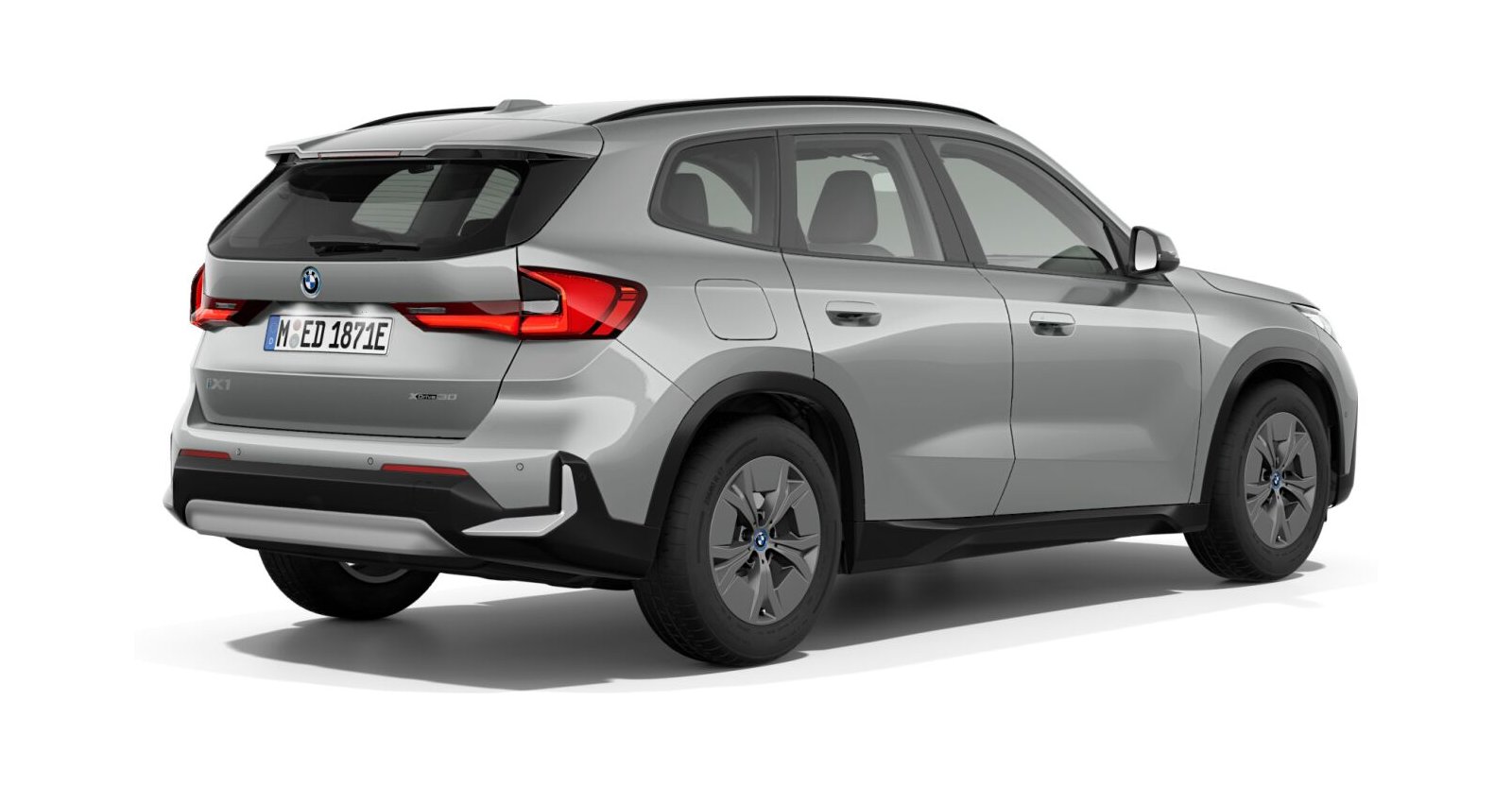 BMW BMW I in Grau von hinten BMW BMW I in Grau von hinten
