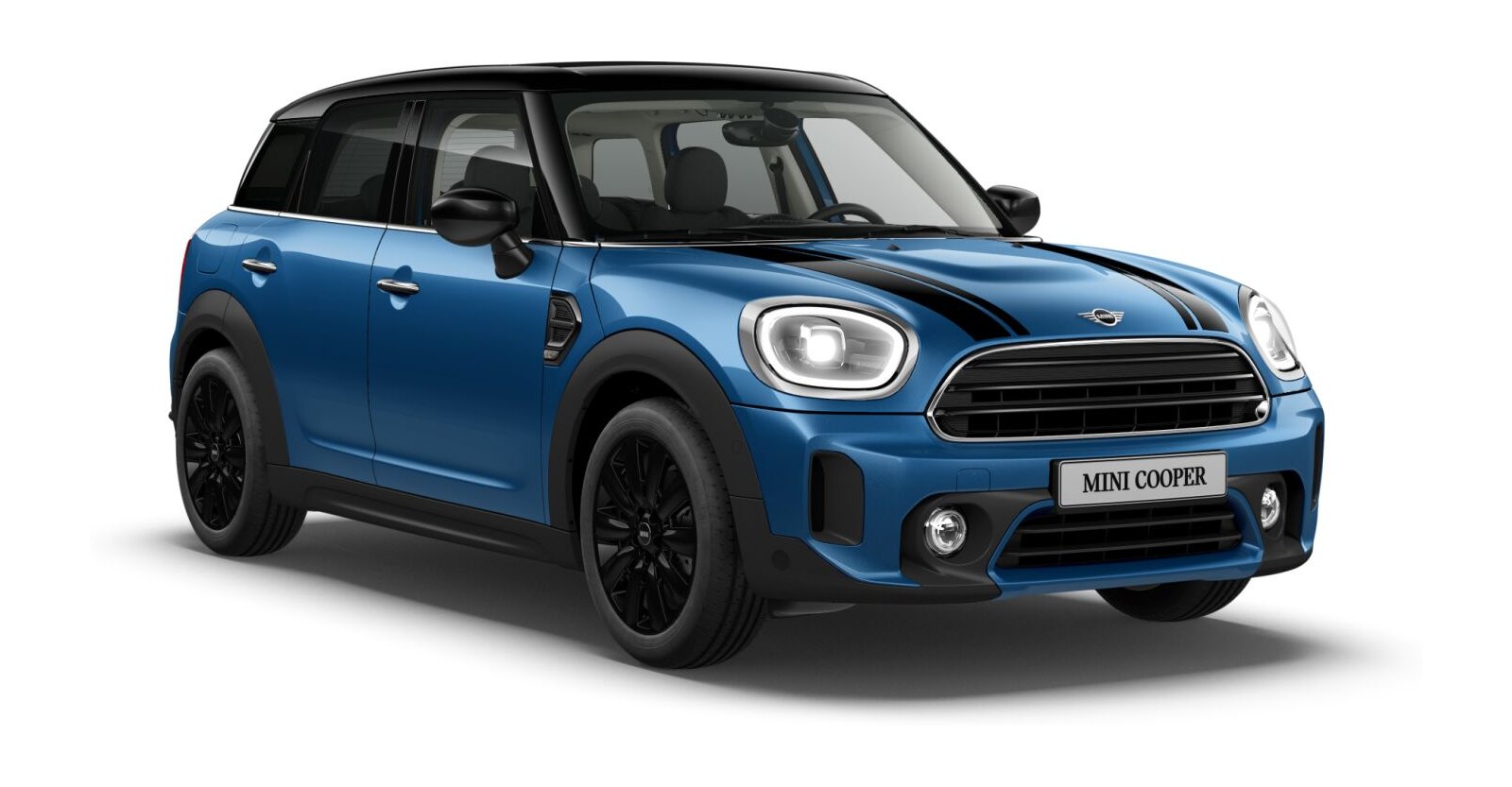 MINI MINI Countryman in Blau von vorne