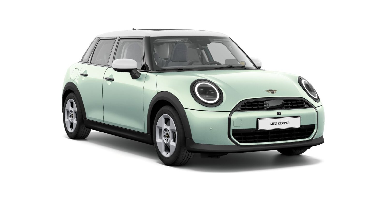 MINI Cooper C in Grün von vorne MINI Cooper C in Grün von vorne