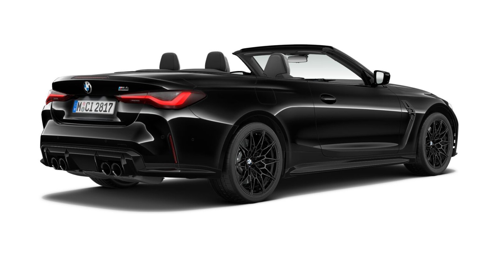 BMW BMW M in Schwarz von hinten BMW BMW M in Schwarz von hinten