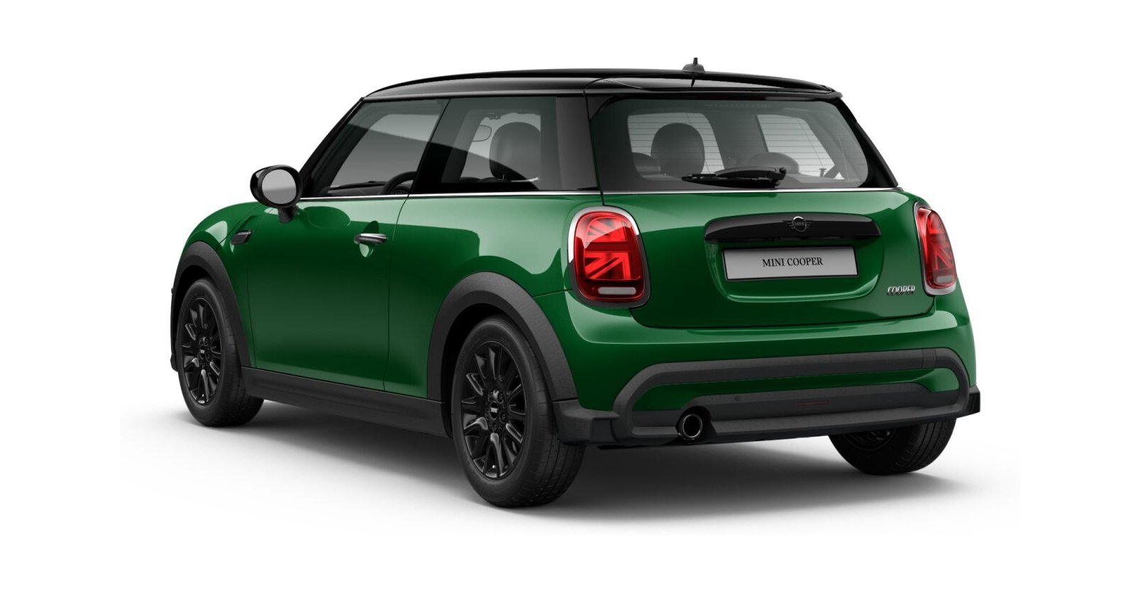 MINI MINI 3-Türer in Grün von hinten MINI MINI 3-Türer in Grün von hinten