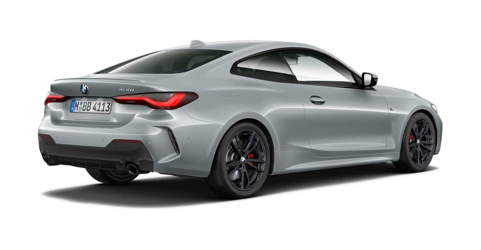 BMW BMW 4er in Grau von hinten BMW BMW 4er in Grau von hinten