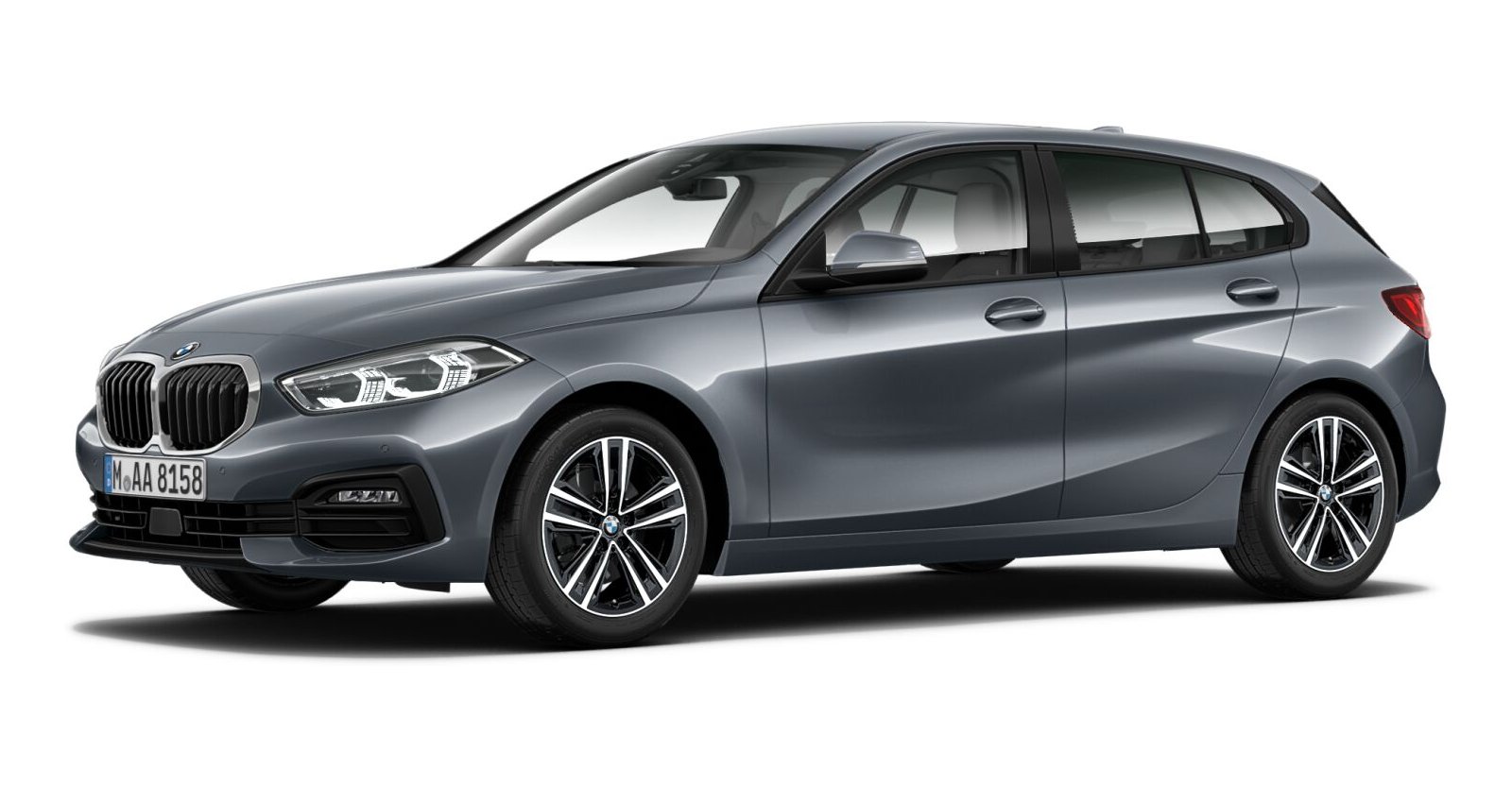 BMW BMW 1er in Grau von vorne BMW BMW 1er in Grau von vorne