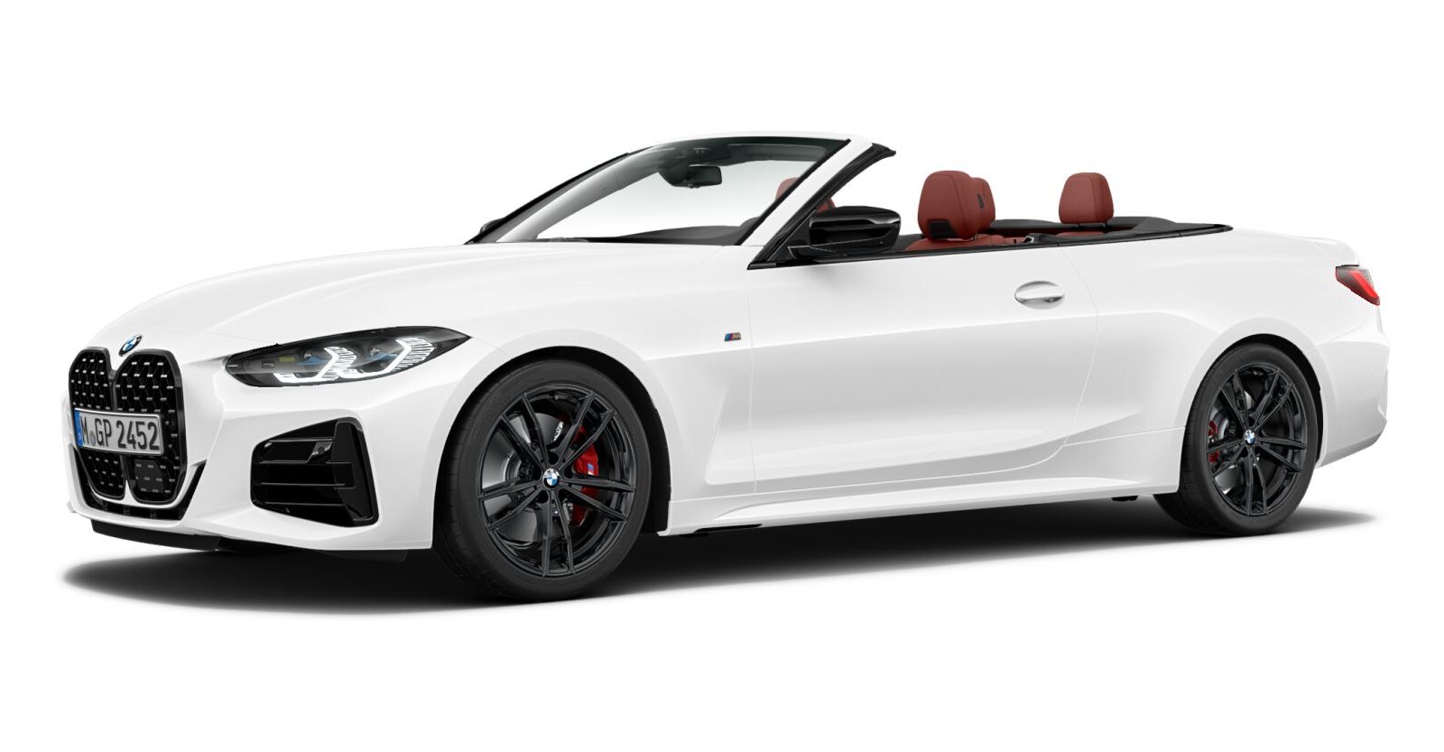 BMW BMW 4er in Weiß von vorne BMW BMW 4er in Weiß von vorne