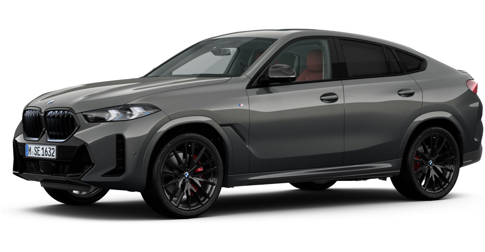 BMW X6 xDrive40d in Grau von vorne BMW X6 xDrive40d in Grau von vorne