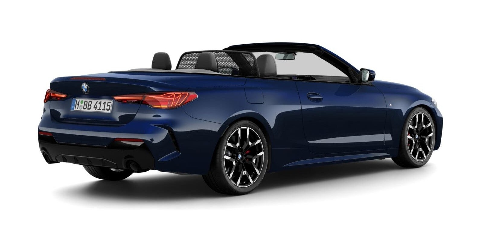 BMW BMW 4er in Blau von hinten BMW BMW 4er in Blau von hinten