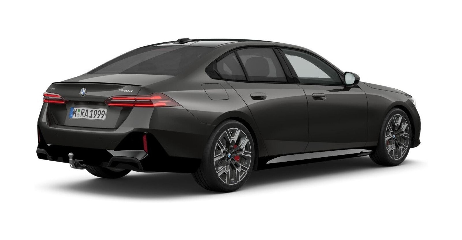 BMW BMW 5er in Grau von hinten BMW BMW 5er in Grau von hinten