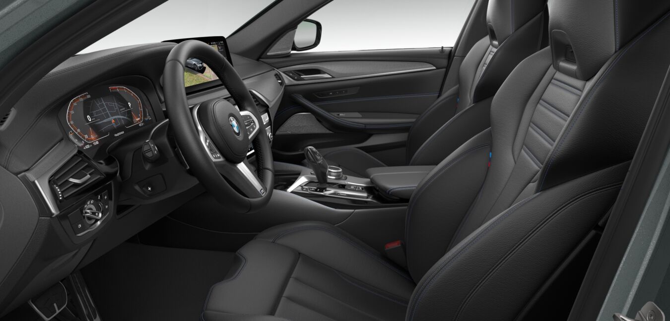 BMW BMW 5er im Innenraum seitlich BMW BMW 5er im Innenraum seitlich