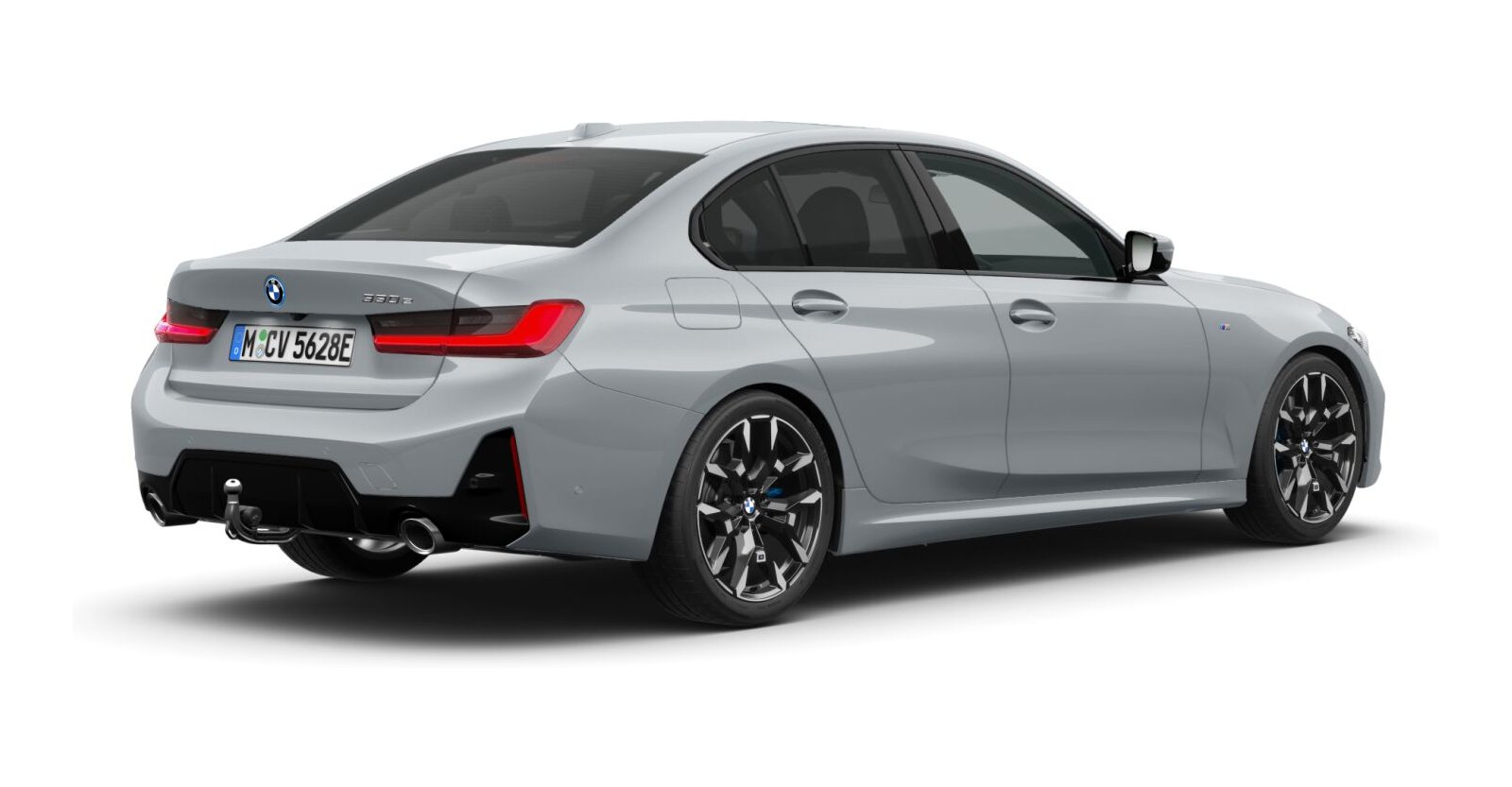 BMW BMW 3er in Grau von hinten BMW BMW 3er in Grau von hinten