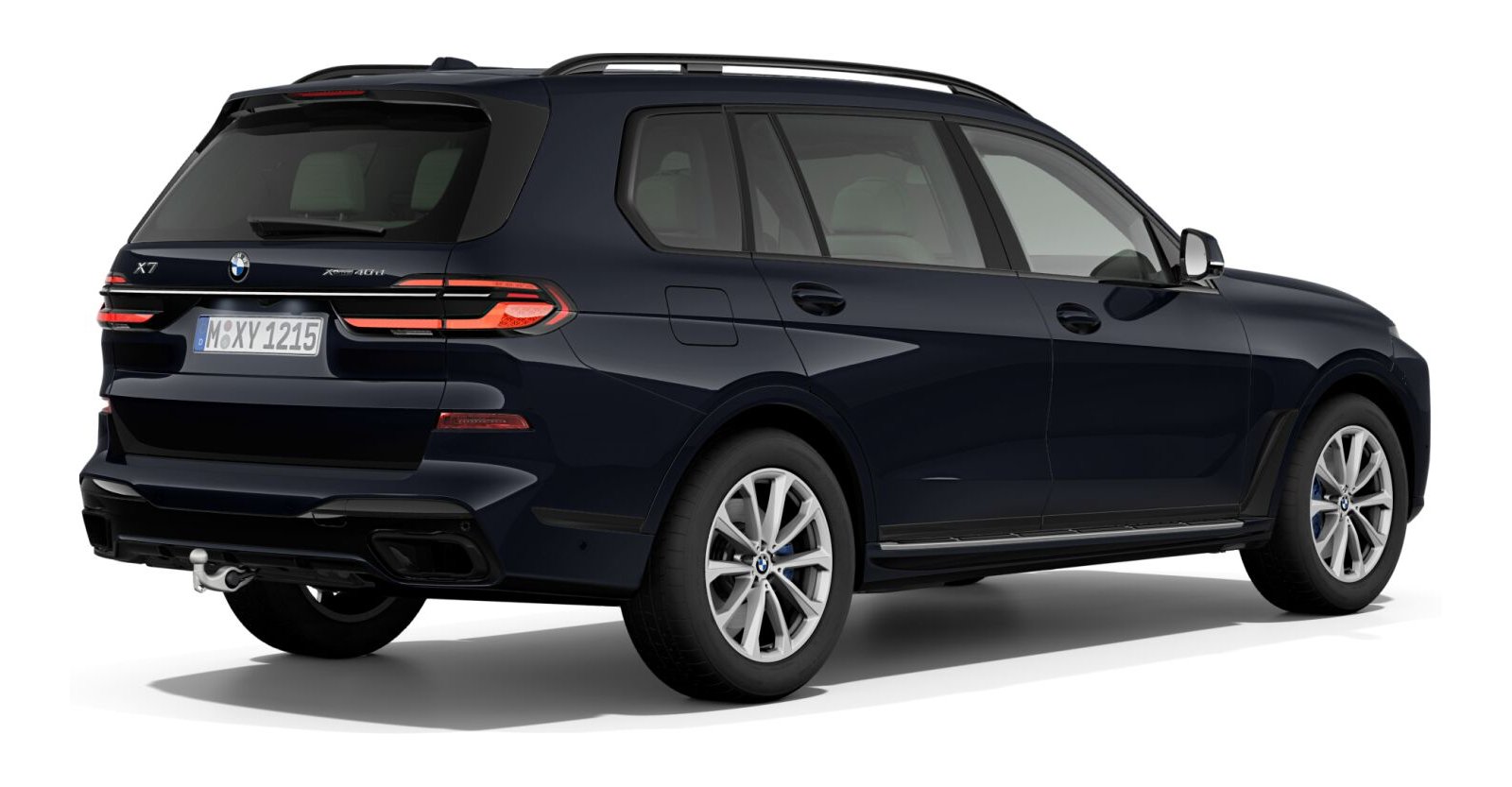 BMW BMW X in Schwarz von hinten BMW BMW X in Schwarz von hinten