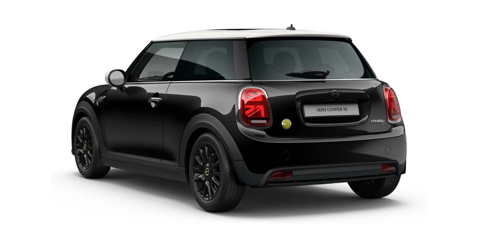 MINI MINI 3-Türer in Schwarz von hinten