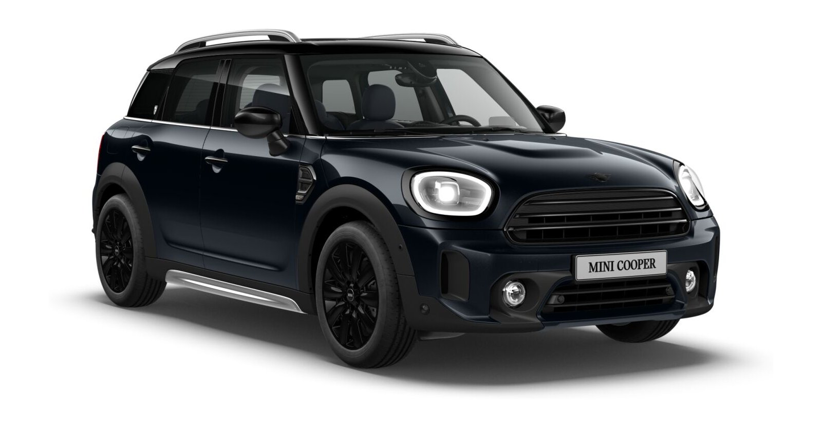 MINI Cooper Countryman in Schwarz von vorne