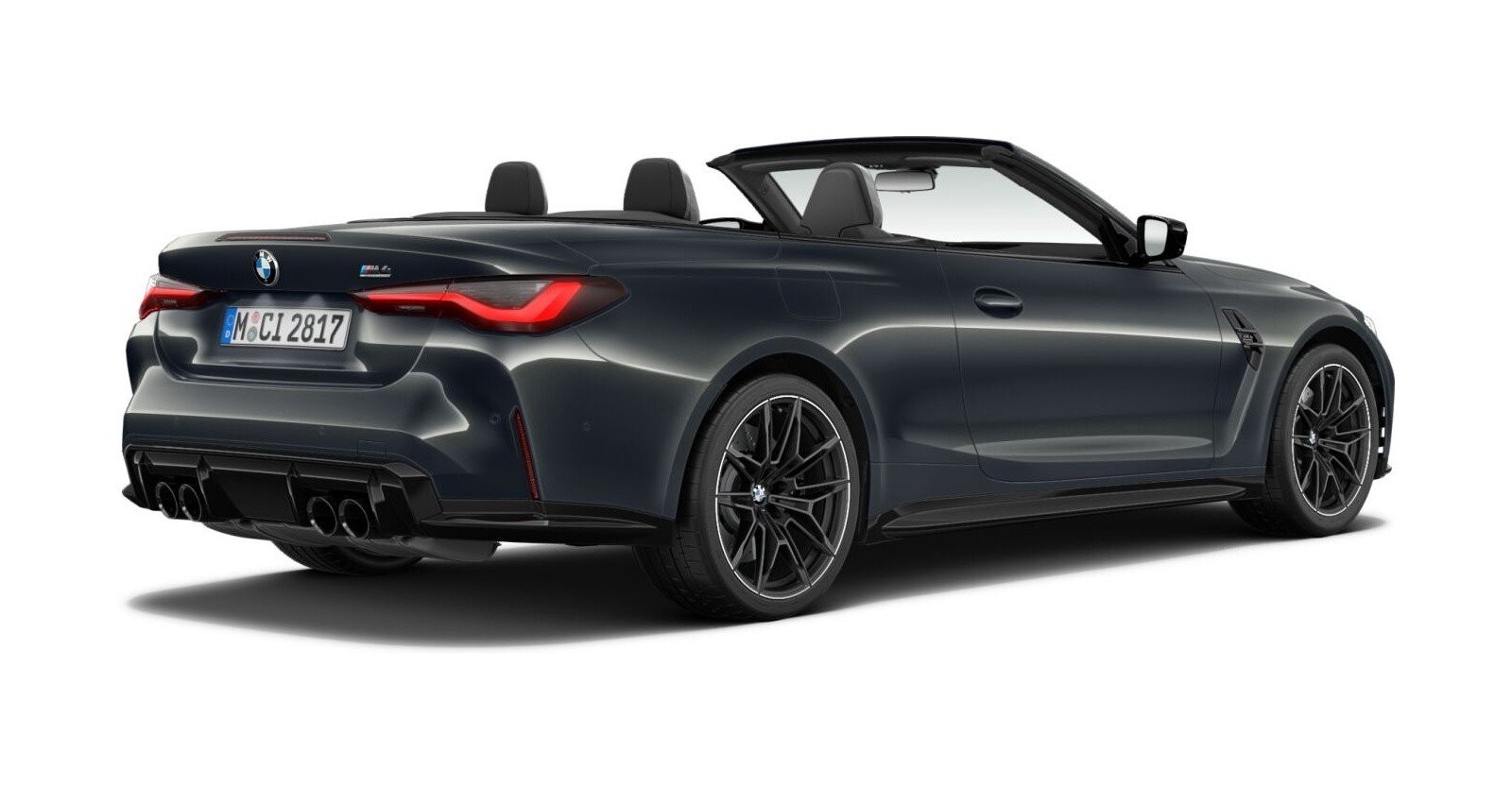 BMW BMW M in Grau von hinten