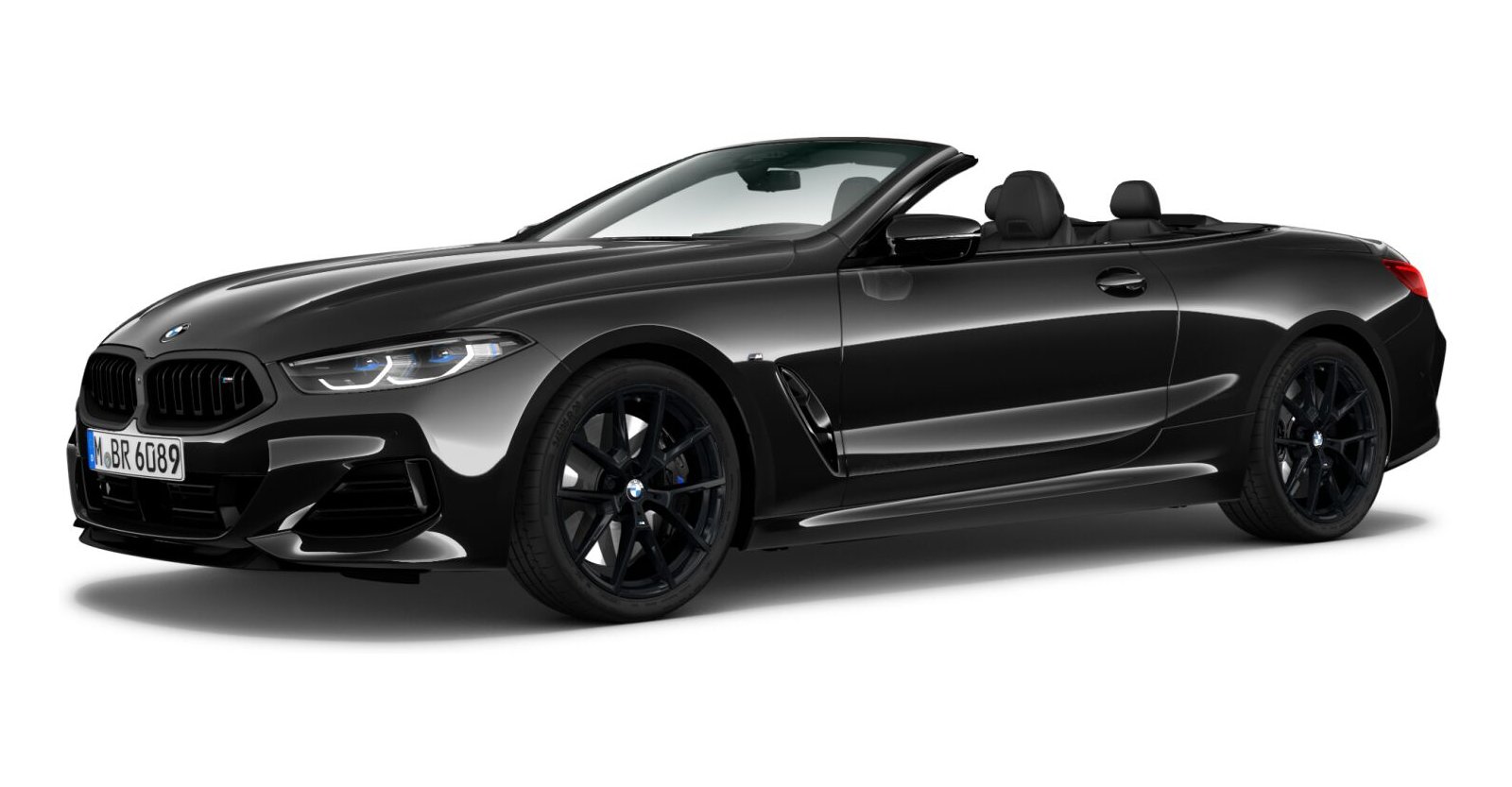 BMW BMW 8er in Schwarz von vorne BMW BMW 8er in Schwarz von vorne