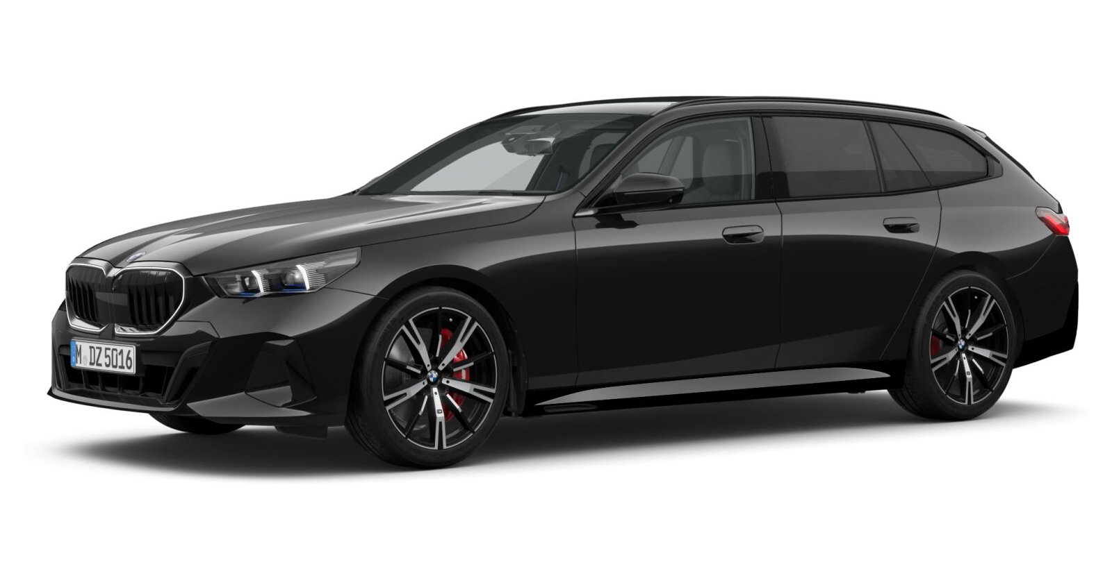 BMW BMW 5er in Schwarz von vorne BMW BMW 5er in Schwarz von vorne