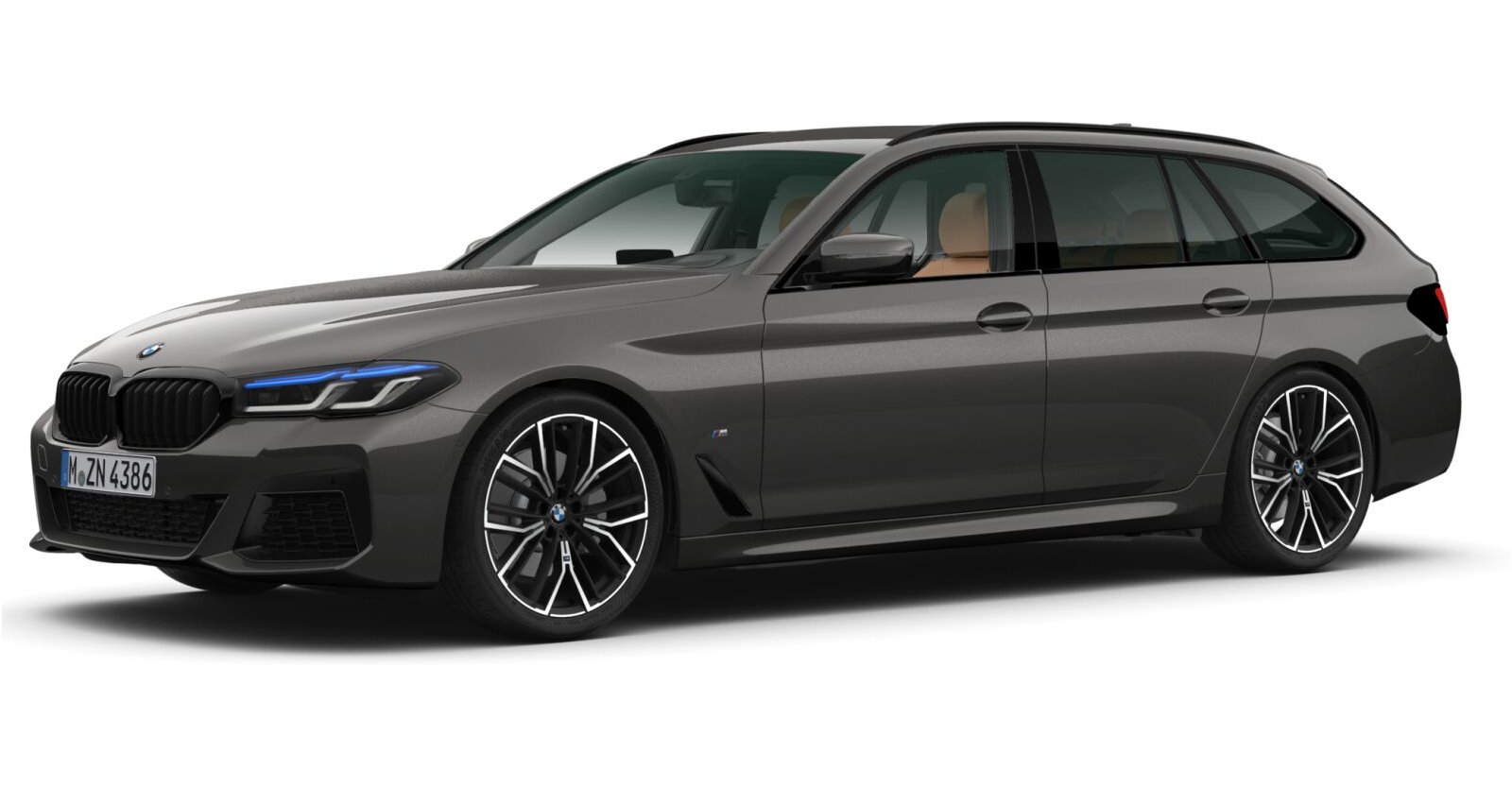 BMW BMW 5er in Grau von vorne BMW BMW 5er in Grau von vorne