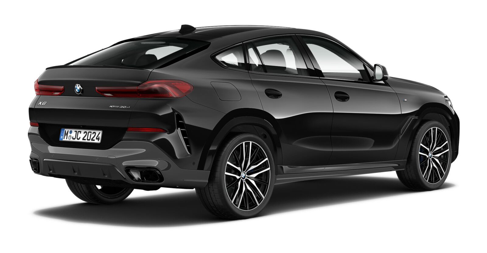 BMW BMW X in Schwarz von hinten BMW BMW X in Schwarz von hinten