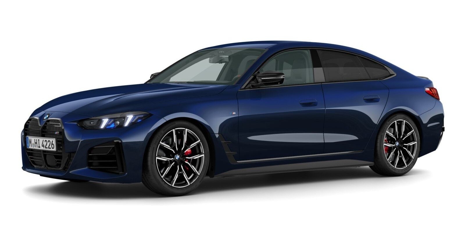 BMW BMW 4er in Blau von vorne BMW BMW 4er in Blau von vorne