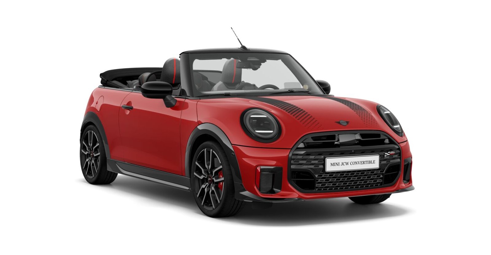 MINI MINI Cabrio in Rot von vorne MINI MINI Cabrio in Rot von vorne