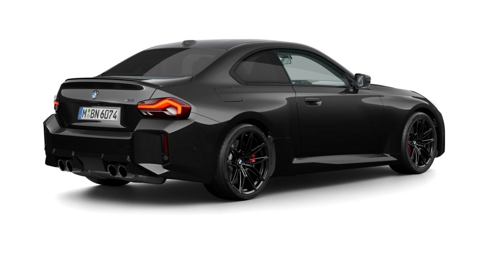 BMW BMW M in Schwarz von hinten BMW BMW M in Schwarz von hinten