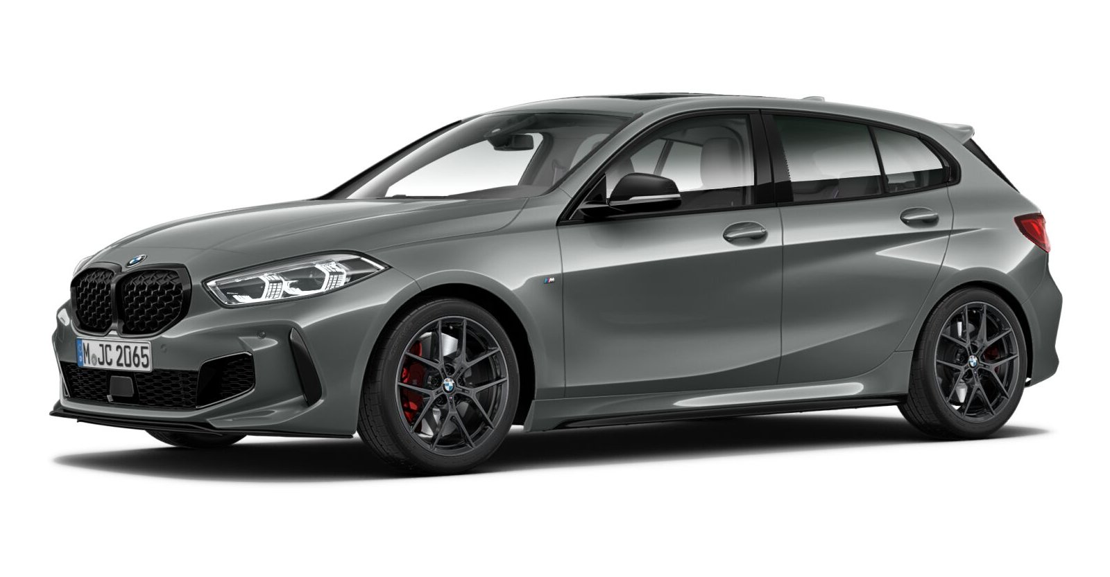 BMW BMW 1er in Grau von vorne BMW BMW 1er in Grau von vorne