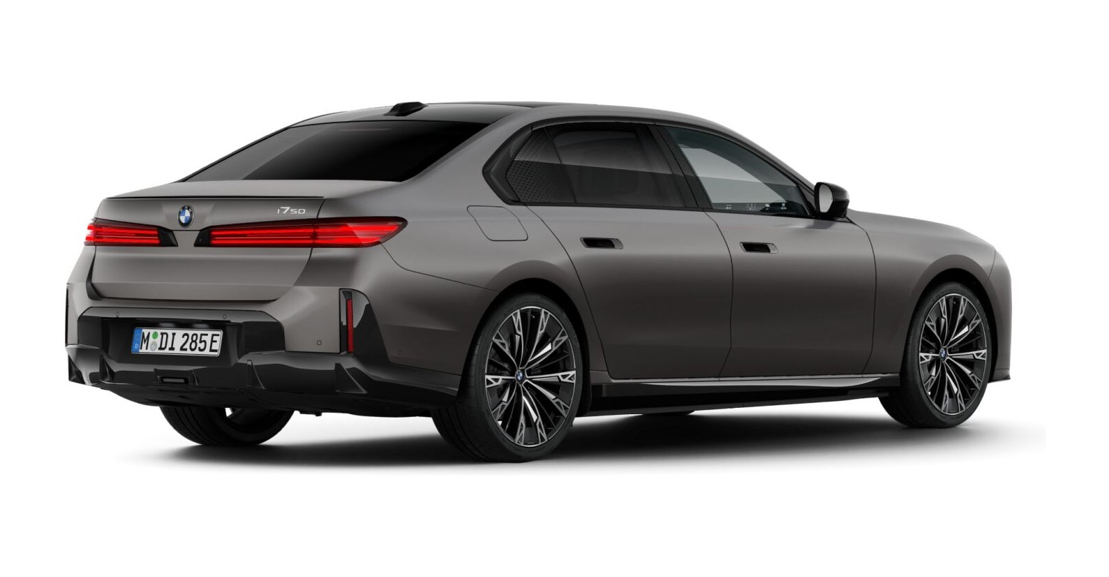 BMW BMW I in Grau von hinten BMW BMW I in Grau von hinten