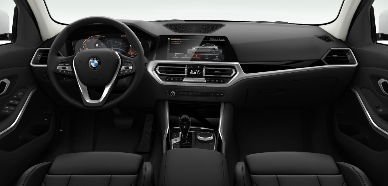 BMW BMW 3er im Innenraum von vorne BMW BMW 3er im Innenraum von vorne
