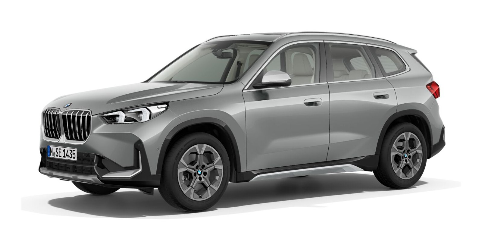 BMW X1 xDrive23i in Grau von vorne BMW X1 xDrive23i in Grau von vorne