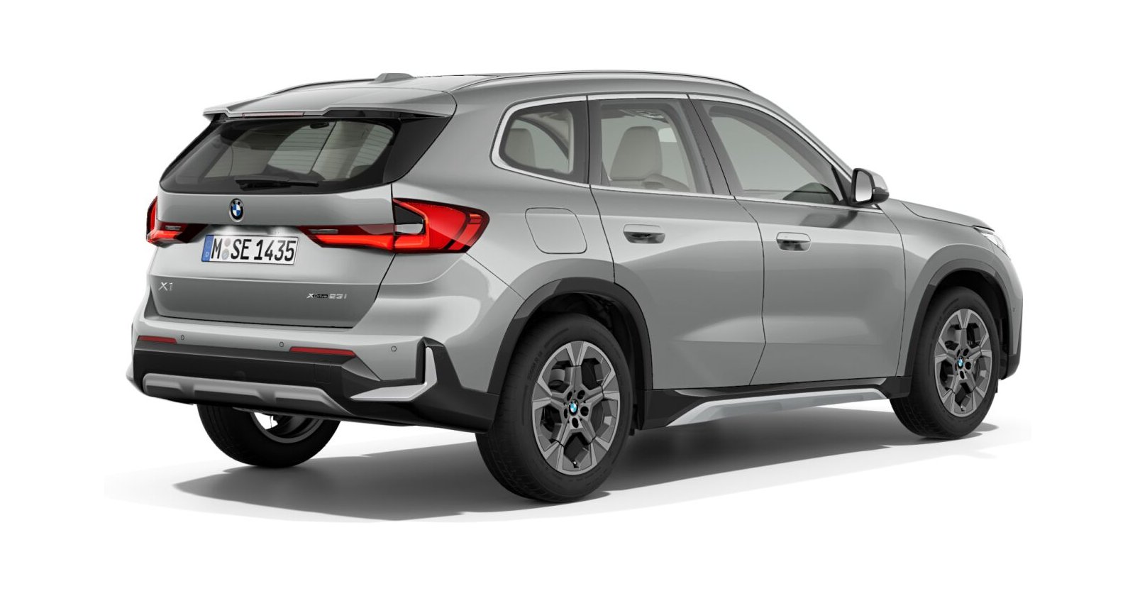 BMW BMW X in Grau von hinten BMW BMW X in Grau von hinten