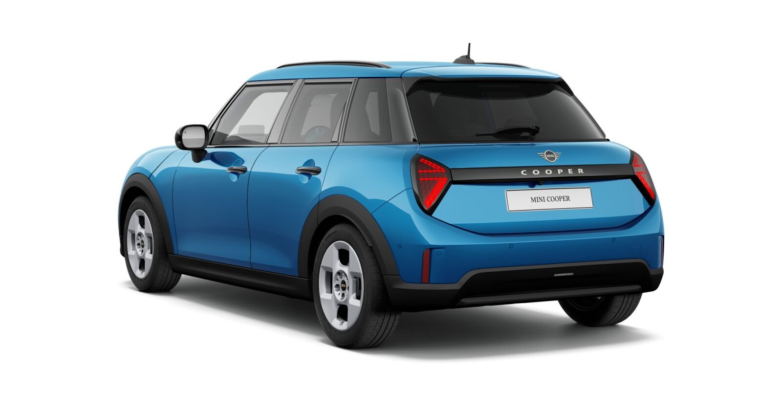 MINI MINI 3-Türer in Blau von hinten MINI MINI 3-Türer in Blau von hinten