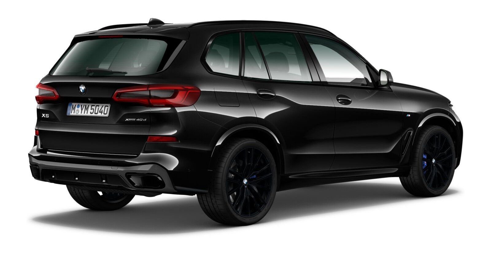 BMW BMW X in Schwarz von hinten BMW BMW X in Schwarz von hinten
